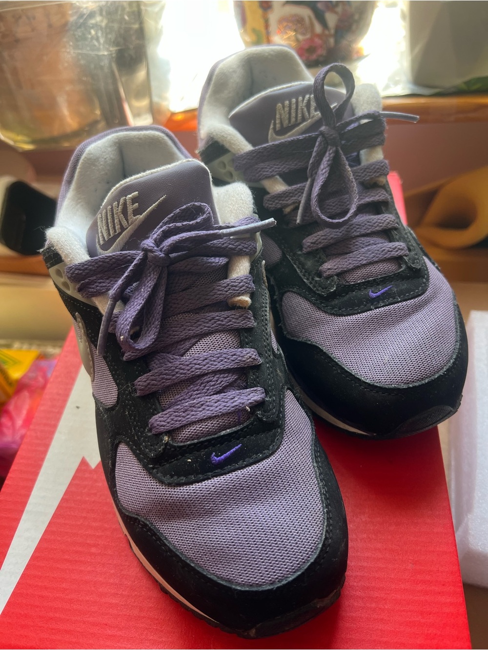 Nike Women's Size 6.5 Air Max Correlate Running Shoes Purple